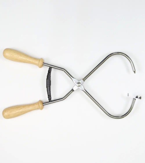 GLAZING TONGS WITH SPRING