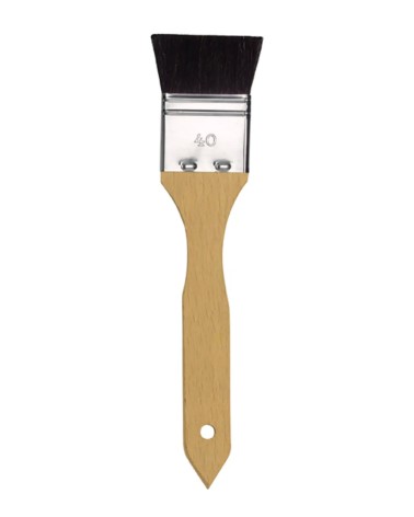 FLAT BRUSH   BLACK GOAT 550 Nº60