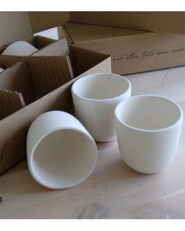 KIT OF 6 CERAMIC CUPS