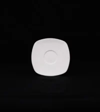 ASSIETTE CARRÉE POUR TASSE EN BISCUIT DE GRÈS - Nº 64